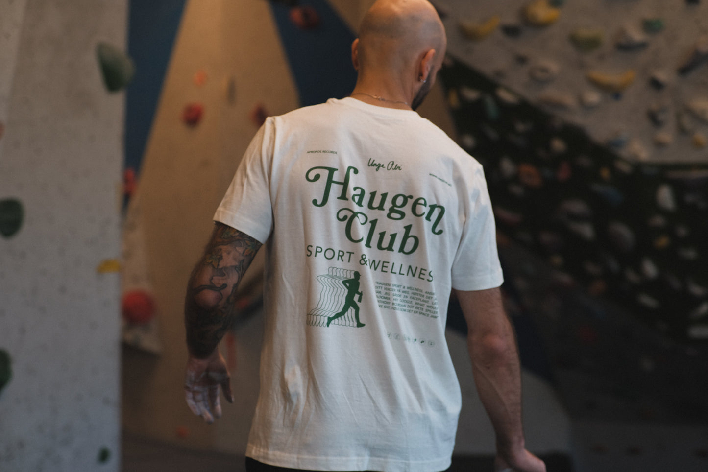Haugen Sport & Wellness Club t-shirt.
