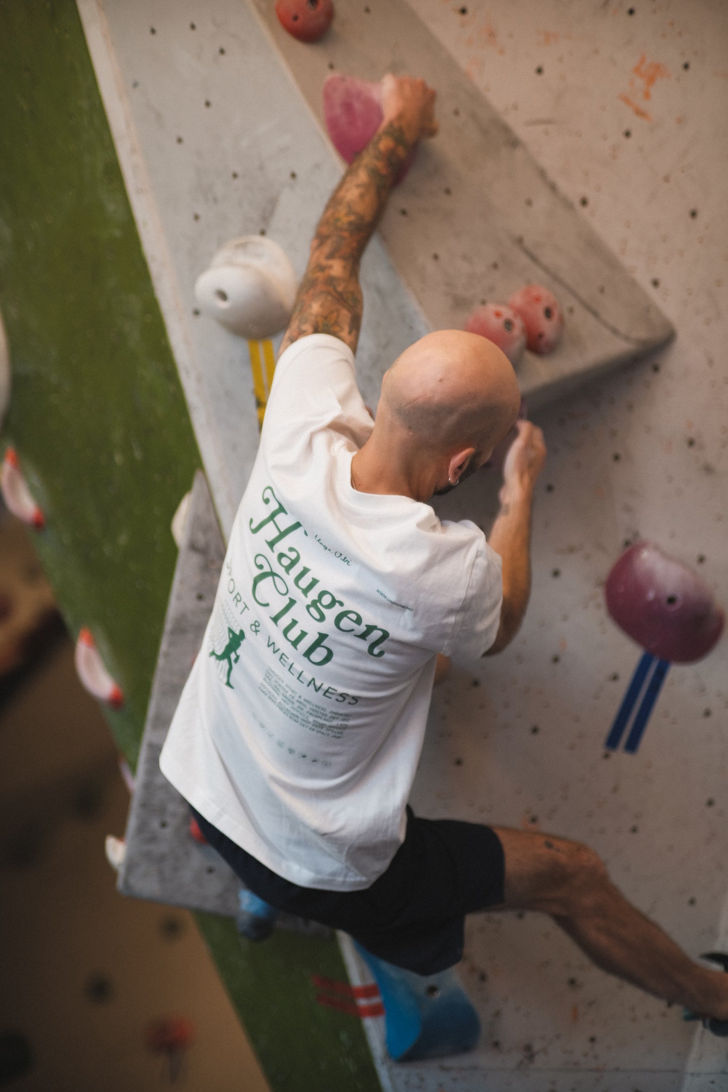 Haugen Sport & Wellness Club t-shirt.
