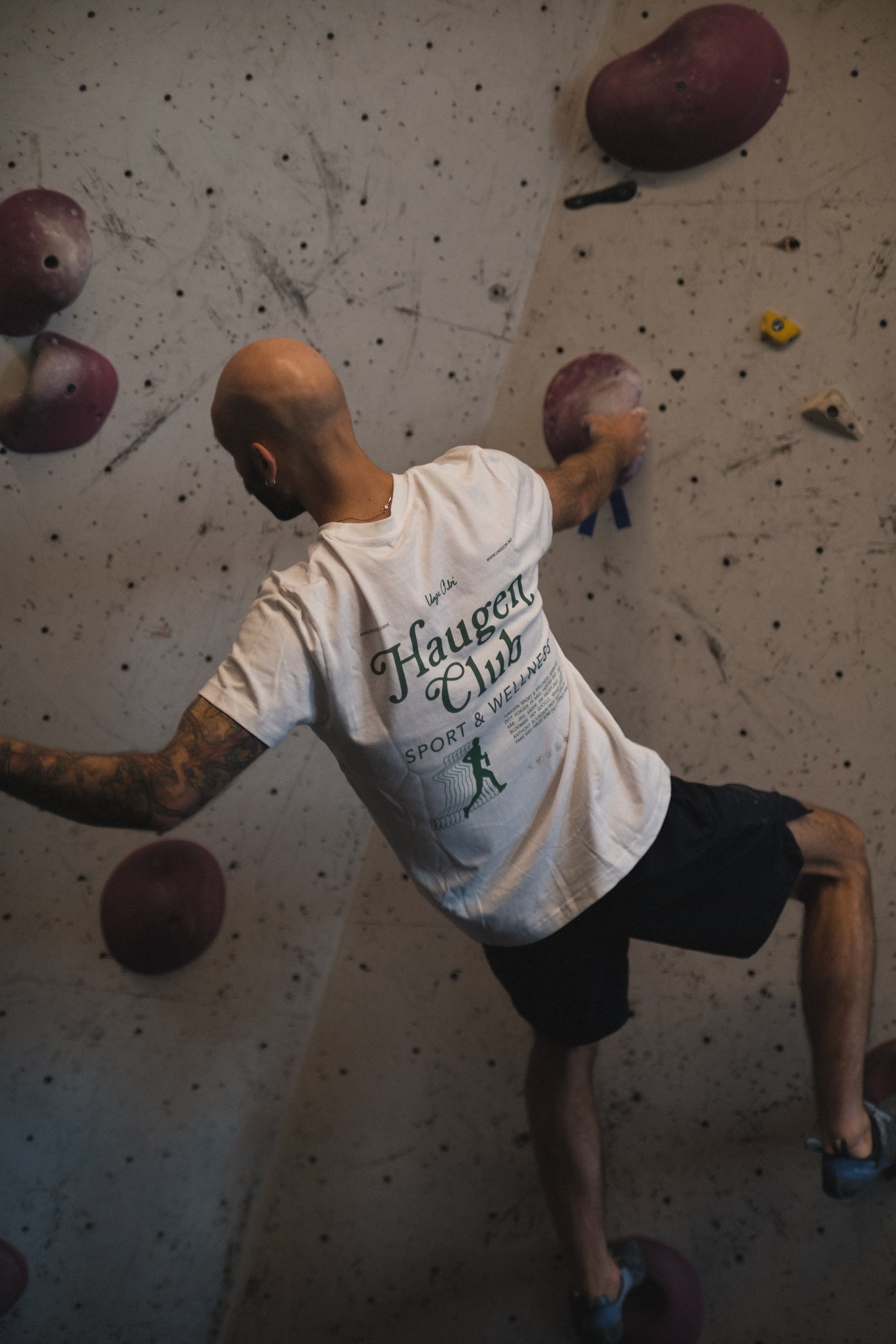 Haugen Sport & Wellness Club t-shirt.